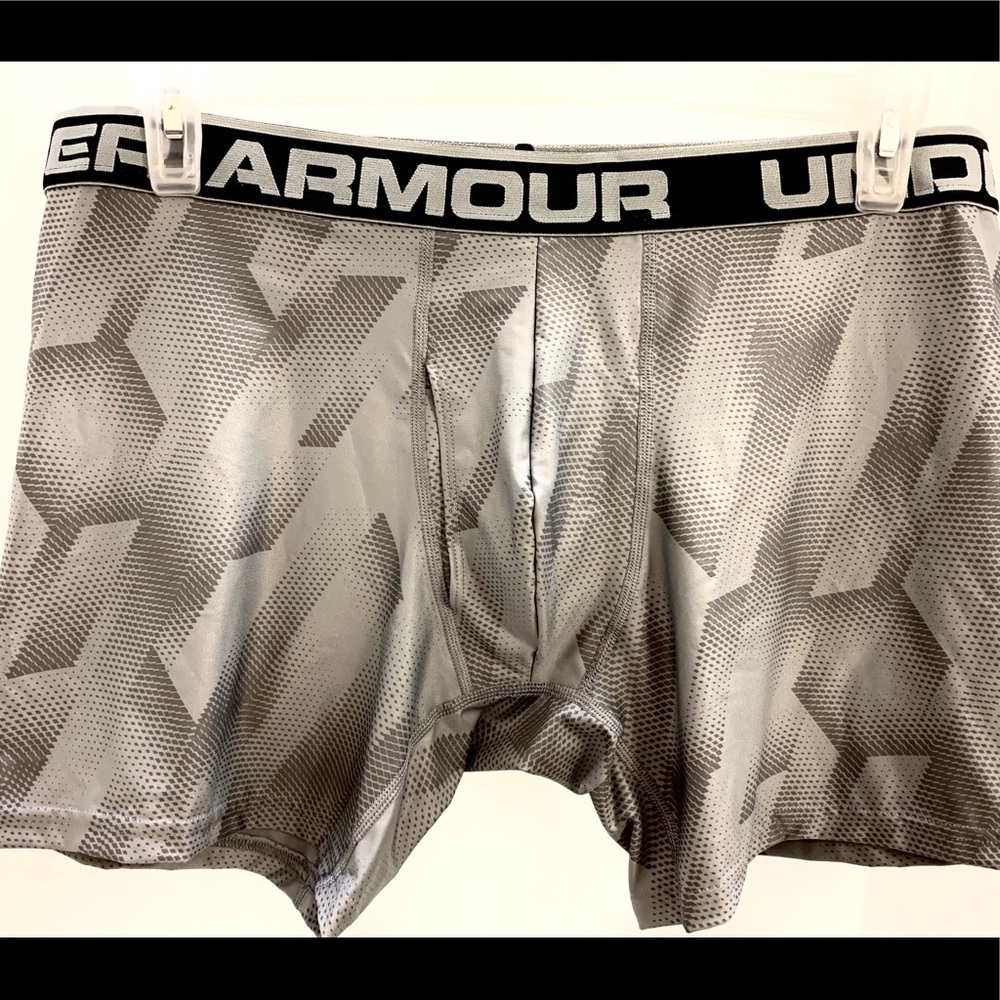 ❌Discontinued❌ NWOT Under Armour Silver BoxerBrief